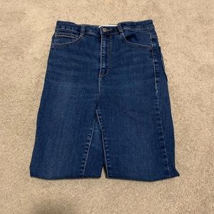 Garage size 7 skinny jeans dark Denim